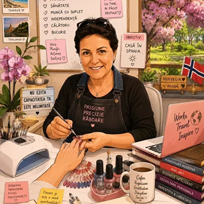 Danuta, manikyrspesialist i Beauty HUB Førde